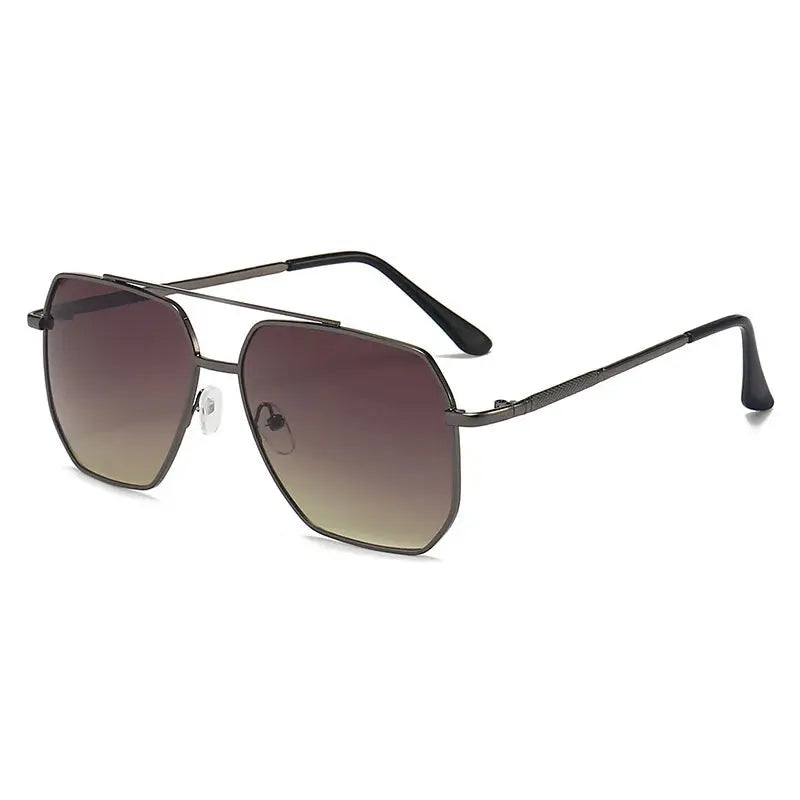 Lunette de soleil aviateur gris/vert