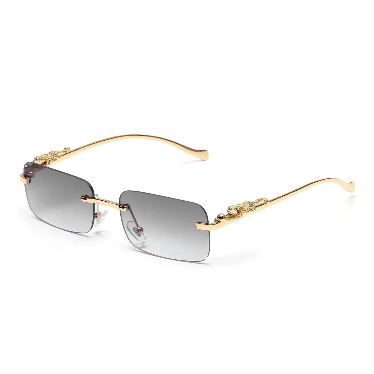 Lunettes de soleil carrée gris
