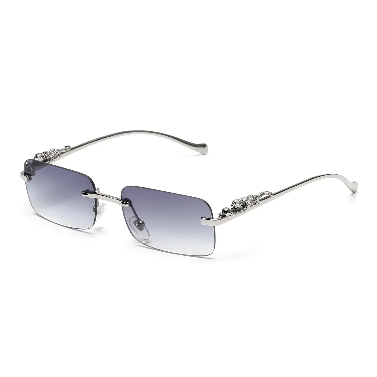 Lunettes de soleil carrée gris